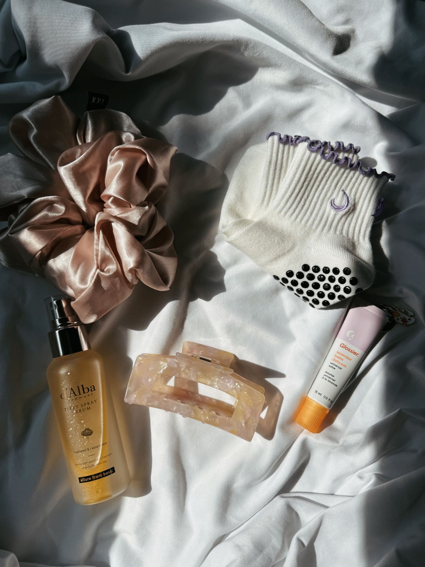The Tea Collection: "Taro" Women's Grip Socks
