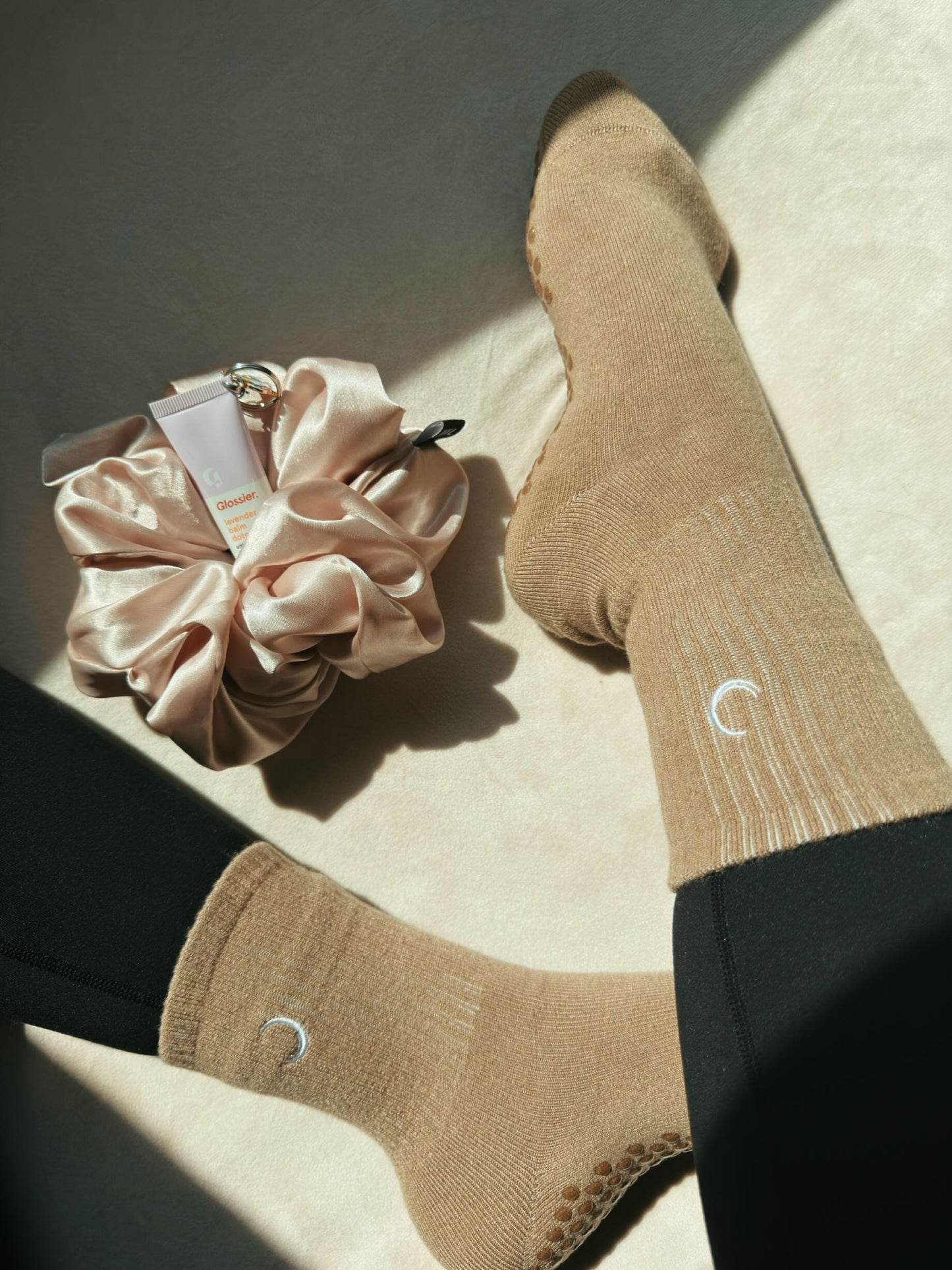 The Terra Collection: "Umber" Women's Grip Socks
