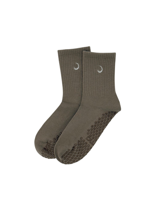 The Terra Collection: "Umber" Women's Grip Socks