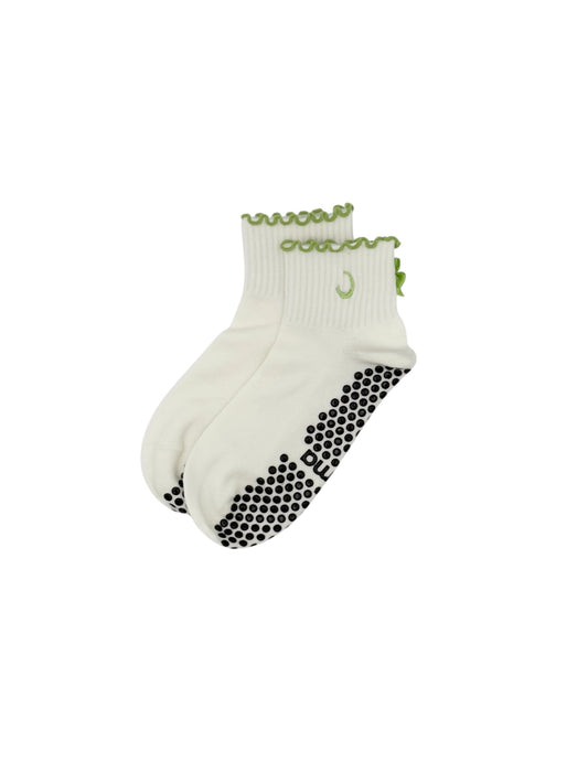 The Tea Collection: "Matcha" Women's Grip Socks